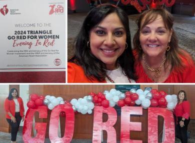 Go Red for Women Triangle Event