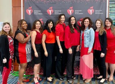 Wear Red Day Triangle Event